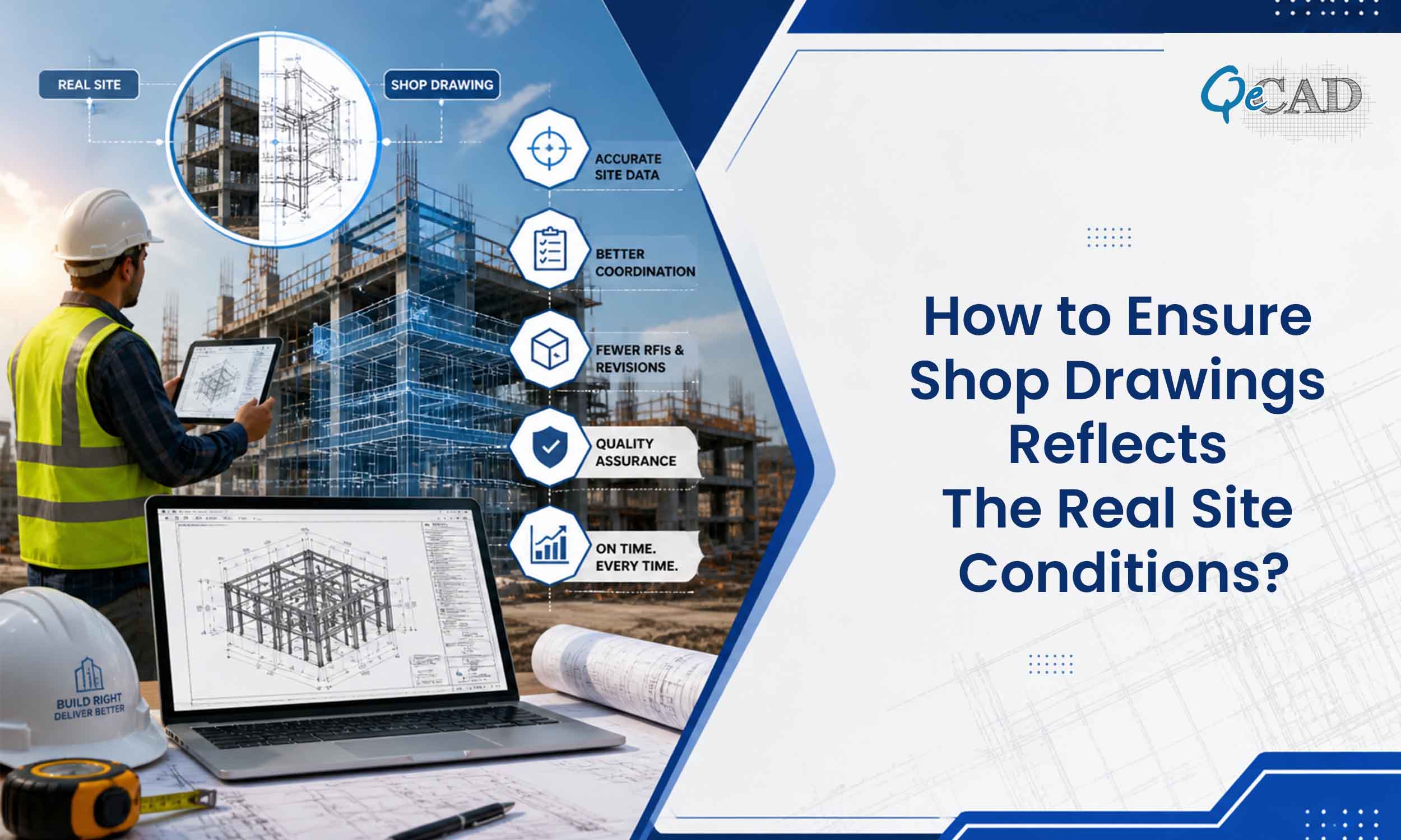 How to Ensure Shop Drawings Reflects The Real Site Conditions